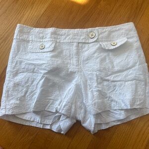 LOFT White Eyelet Women Shorts